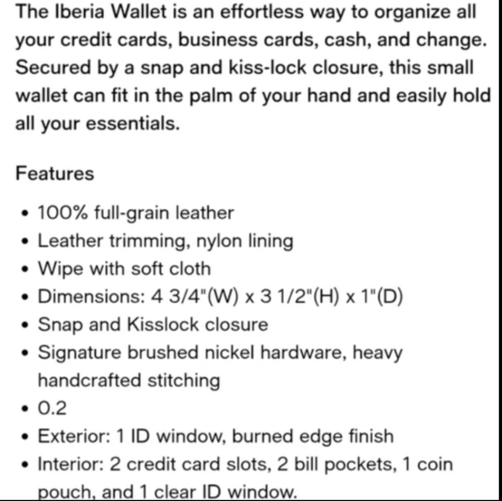 Patricia Nash Iberia Leather Wallet In Antique Gold​ - Picture 13 of 13